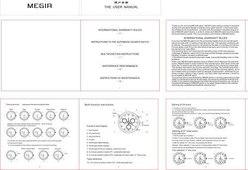 * Megir Brand Top Watch** All Black Steel  Luxury Men* 6 Hands * Quartz Wristwatch CHRONOGRAPH