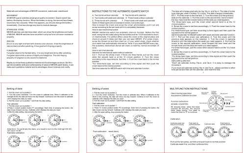 * Megir Brand Top Watch** All Black Steel  Luxury Men* 6 Hands * Quartz Wristwatch CHRONOGRAPH