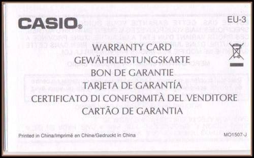 **CASIO FORESTER ***FT500WC