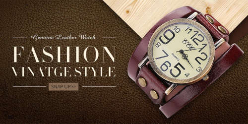 --*****WRIST WRAP***LADIES BROWN ** BIG DIAL BRONZED ANTIQUED WRAP WATCH*