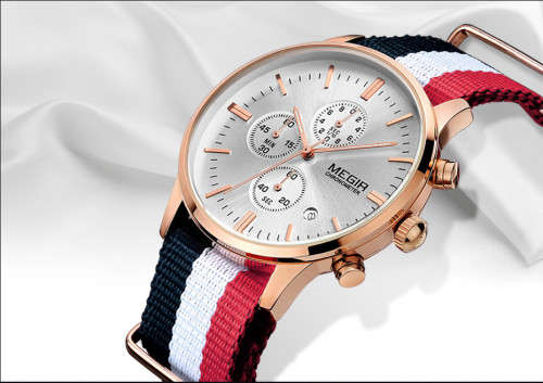 Megir 2011 - Chronograph Watch* 6 Hands ( 2 Options )