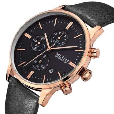 Megir 2011 - Chronograph Watch * 6 HANDS* (3 OPTIONS)