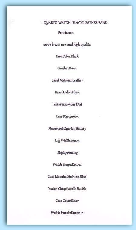 *LADIES/MEN LUXURY ANALOG DRESS WATCH* DIVIDED DIAL GLOSSY BLACK PU LEATHER STRAP*