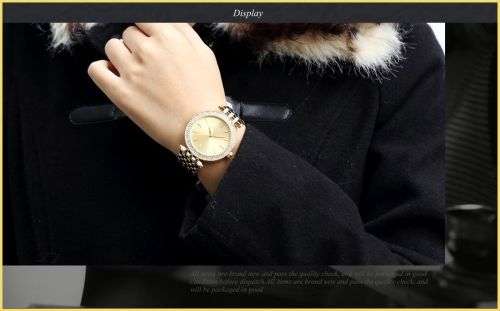 From UK** Magnifisant* Taylor Cole Lady Georgeos Steel Band Bracelet Luxury Watch*