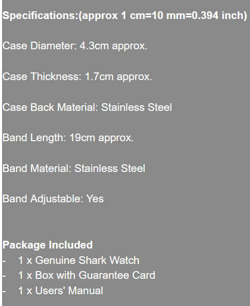 *** SHARK ARMY Brand Top ALL STEEL Date Day Men Analog Wrist Sport Watch*