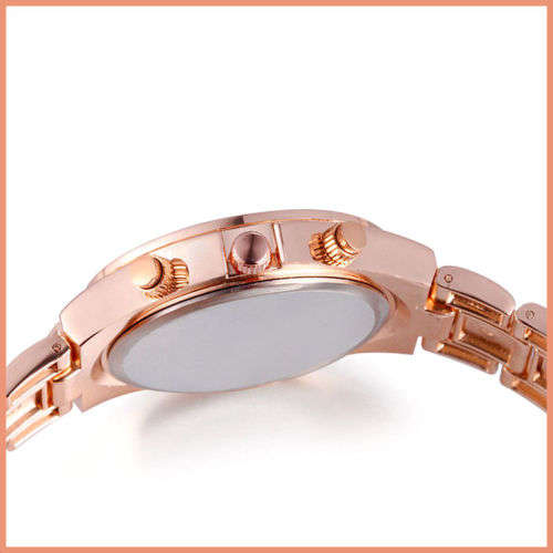 -***LADIES GENEVA BLING DESIGNER STYLE  STAINLESS STEEL QUARTZ WATCH**