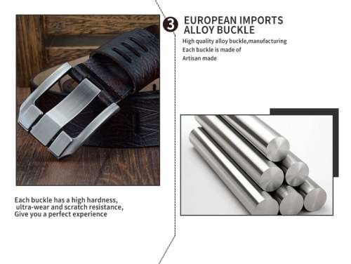 PRICE DROP !!** Men **TOP BRAND ~  LONGHORN~ COWATHER Genuine Leather Waist Belt   *