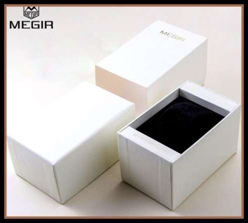 *** Megir Brand Top Watch** White*6 Hands* Luxury Men Quartz Wristwatch CHRONOGRAPH