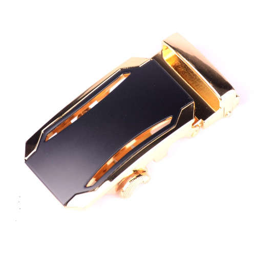 ** Men **Silver & Gold Buckle**Dark Bro leather collection  automatic Buckle  Fashion Waist Belt   *