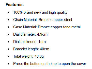 -**The Greatest Dad** Pocket Watch/ Necklace Pendant