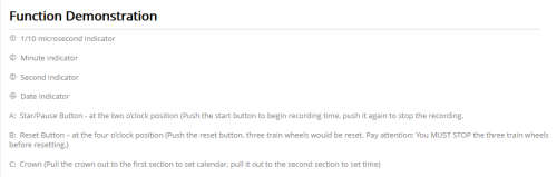 *Megir 2063G -*Big Dial* Multifunction  Chronograph Watch * 6 HANDS* Rubber Strap*
