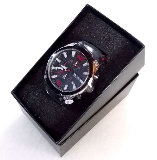 *Megir 2063G -*Big Dial* Multifunction  Chronograph Watch * 6 HANDS* Rubber Strap*