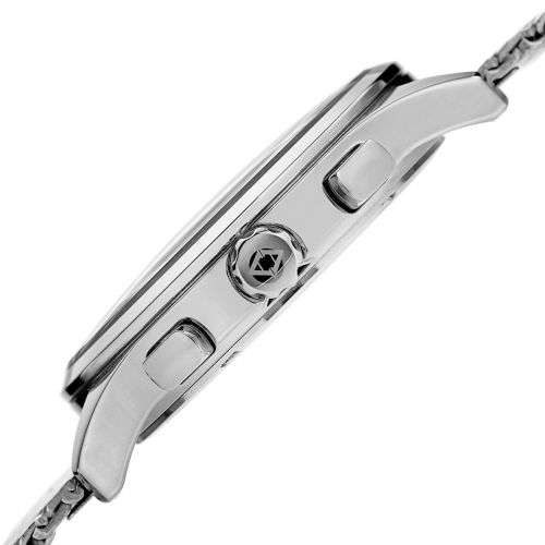 *$695* Men's Akribos XXIV Quartz Sunray Dial Date Genuine Stainless Steel Mesh Strap Watch*