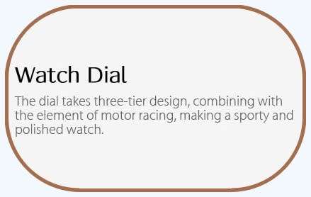 ***  Megir Brand Chronograph Business Mens  Watch ** 6 Hands**Rubber Strap