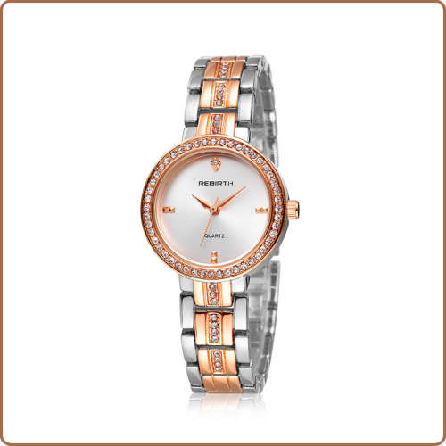 *REBIRTH BRAND RE094*  Modern Women Swiss Quality  Quartz Watch with Stainless Steel Strap
