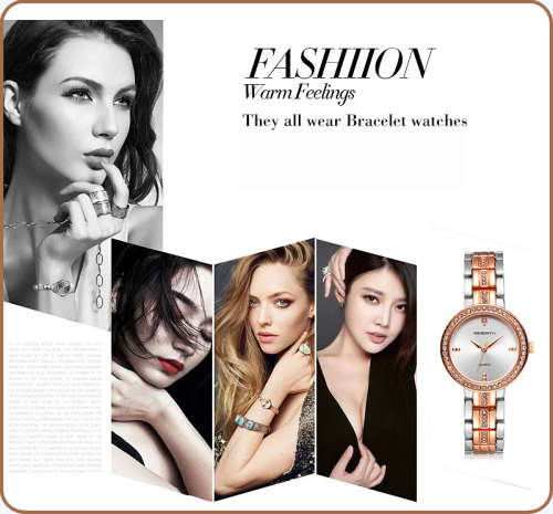 *REBIRTH BRAND RE094*  Modern Women Swiss Quality  Quartz Watch with Stainless Steel Strap