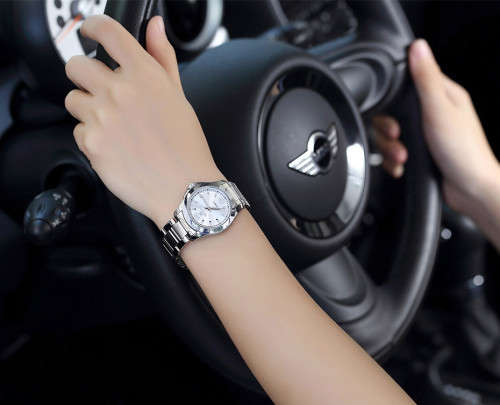 Megir 5006L  -Quality Ladies Solid Sturdy Analog Watch * Silver