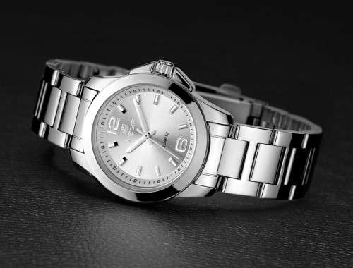 Megir 5006L  -Quality Ladies Solid Sturdy Analog Watch * Silver