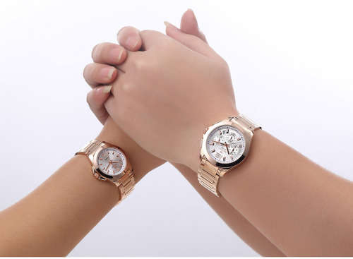 Megir 5006L  -Quality Ladies Solid Analog Watch *Rose Gold *