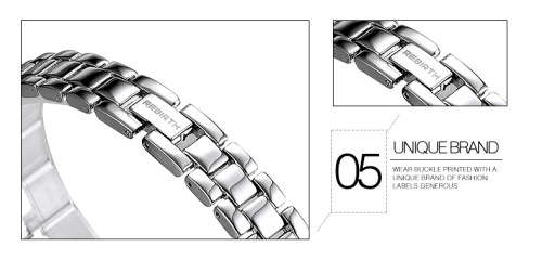 *REBIRTH BRAND RE039*  Modern Women Swiss Quality  Quartz Watch with Steel  Strap