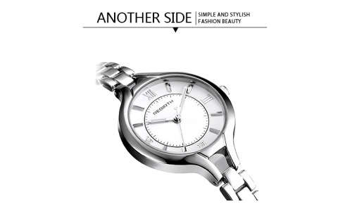 *REBIRTH BRAND RE039*  Modern Women Swiss Quality  Quartz Watch with Steel  Strap