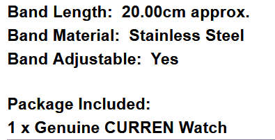 CURREN® 9007 LOVELY ALL STEEL LADIES AUTO DATE SILVER  QUALITY WATCH