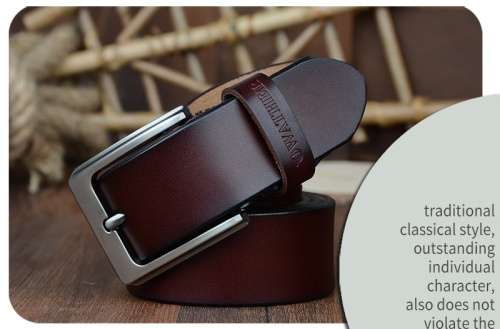 PRICE DROP !!** Men **TOP BRAND ~  LONGHORN~ COWATHER Genuine Leather Waist Belt   *