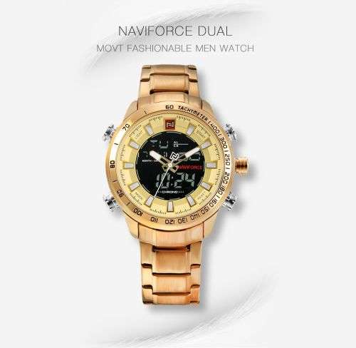 *Naviforce Brand* New Style Flamboyant Big Luxury Men Multifunction Wristwatch*Full House-!*