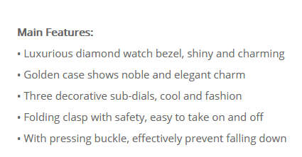 **LADIES  GENEVA CONTENA BIG DIAL DESIGNER STYLE STAINLESS STEEL QUARTZ WATCH**ROSE GOLD