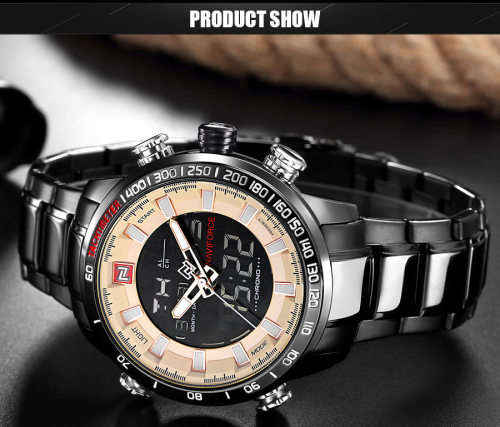 ***Naviforce Brand** New Style Conservative  Big Luxury Men Multifunction Wristwatch*FULL HOUSE*