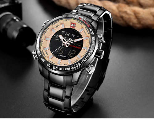 ***Naviforce Brand** New Style Conservative  Big Luxury Men Multifunction Wristwatch*FULL HOUSE*