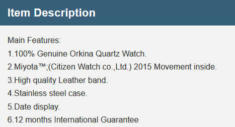 *ORKINA Luxury Gold Dial Brown Leather Date Men Quartz Dress Wrist Watch