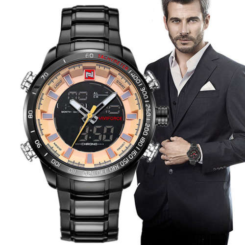 ***Naviforce Brand** New Style Conservative  Big Luxury Men Multifunction Wristwatch*FULL HOUSE*