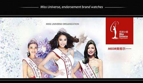 Megir 2011L  - Ladies Lovely Chronograph Watch * 6 HANDS* SILVER