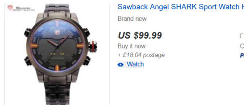 * $99.99 *SHARK*BIG HEAVY* -Luxury Men Digital LED Date Day Quartz Military Sport Wrist Watch