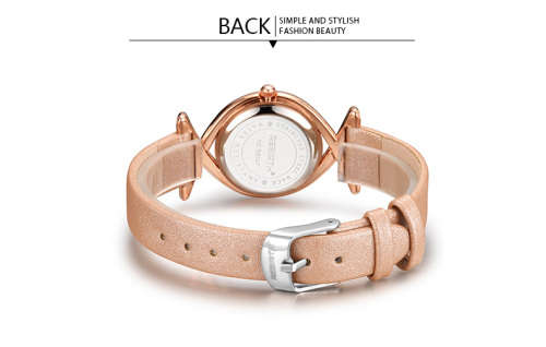 *REBIRTH BRAND RE049*  Modern Women Swiss Quality  Quartz Watch with Leather Strap