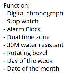 ** Infantry Brand* New  Big Military Men Digital Night view Chronograph Watch*