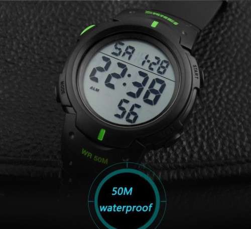 FREE SHIPPING !***SKMEI **Model : 1068  Chronograph Black  Multifunction Watch**