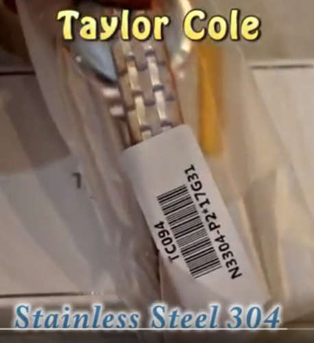 From UK** Magnifisant* Silver Taylor Cole Lady Georgeos Steel Band Luxury Watch*