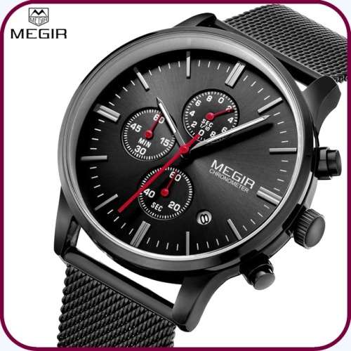 Megir 2011 - Chronograph Watch * 6 HANDS*
