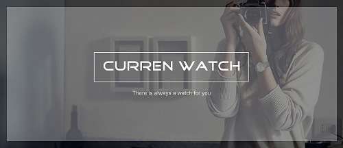 CURREN® 9007 LOVELY ALL STEEL LADIES AUTO DATE SILVER  QUALITY WATCH