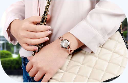 **Megir 4173  - Ladies Dainty Feminine Serious Small ROSE GOLD Watch**