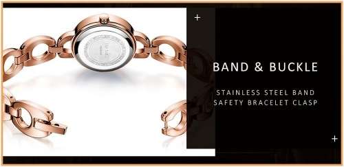 **Megir 4173  - Ladies Dainty Feminine Serious Small ROSE GOLD Watch**