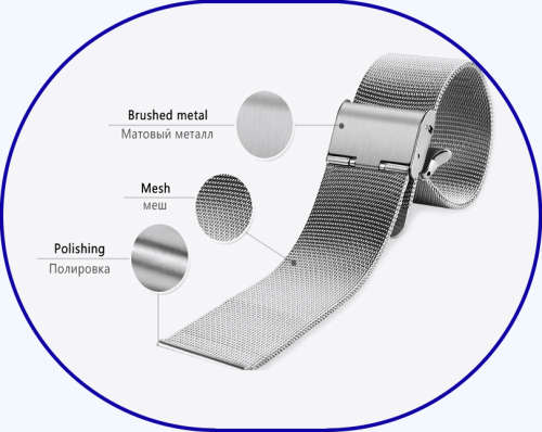 -***NEW SINOBI  CHRONOGRAPH~MULTIFUNCTION~ MILANESE STRAP WATCH*