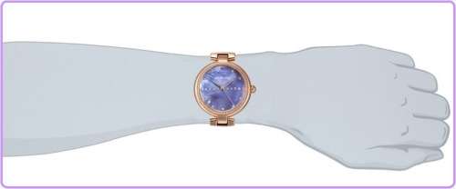 From UK* Magnifisant*Taylor Cole Lady Georgeos PURPLE Leather Band  Luxury Watch*