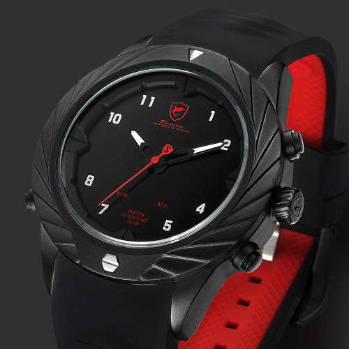 * $99.99 *Graceful SHARK** -Luxury Men Digital LED Date Day Multifunctional Quartz Sport Wrist Watch