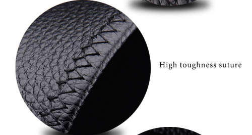 ** Men *  Quality Black/Silver Buckle Black Leather Automatic Waist Belt