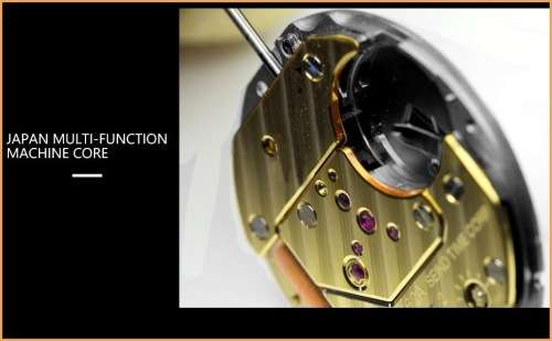 Lige 9812 - Ladies Lovely  Watch * 6 HANDS* Box,Book, & Papers ** Rosepink Dial **