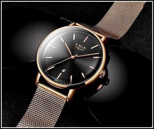 ** CLASSIC -  Modern Trendy * BIG DIAL* LIGE 9908- Top Luxury All Steel *FULL HOUSE!