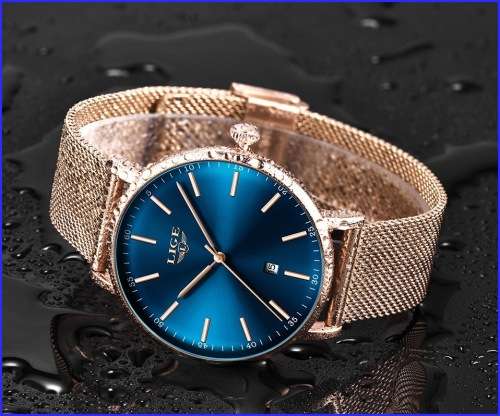 ** CLASSIC  ~ Modern Trendy * BIG DIAL* LIGE 9908- Top Luxury All Steel *FULL HOUSE!